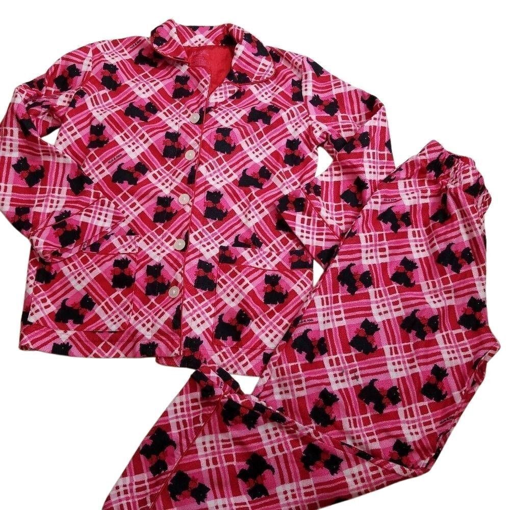 Nick & Nora scottie dog pajamas S 6/6x